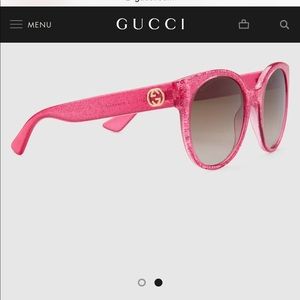 GUCCI SPARKLY PINK SUNGLASSES